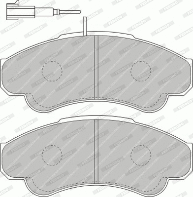 Brake Pad Set, disc brake (FVR1479)