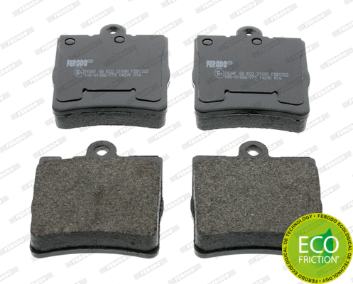 Brake Pad Set, disc brake (FDB1322)
