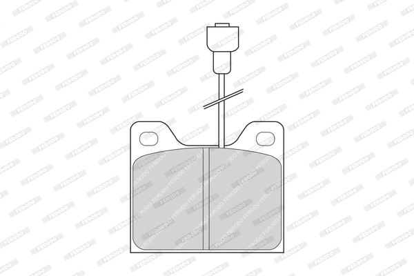 Brake Pad Set, disc brake (FDB819)