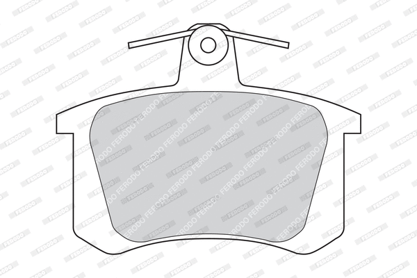 Brake Pad Set, disc brake (FDB596)