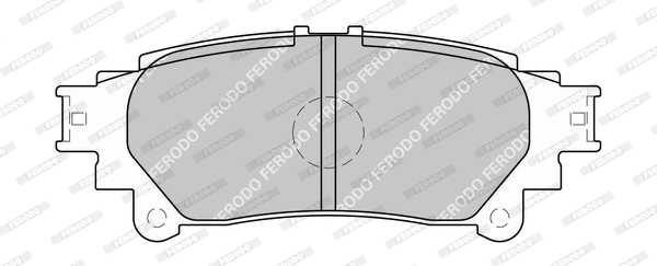 Brake Pad Set, disc brake (FDB4902-D)