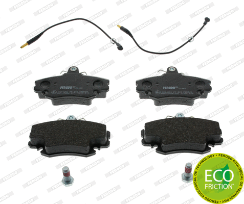 Brake Pad Set, disc brake (FDB845)