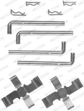 Accessory Kit, disc brake pad (FBA415)