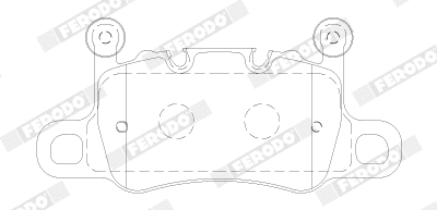 Brake Pad Set, disc brake (FDB5024)