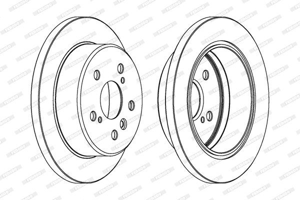 Brake Disc (DDF1598)