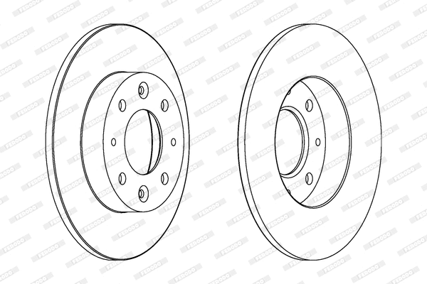Brake Disc (DDF1395)