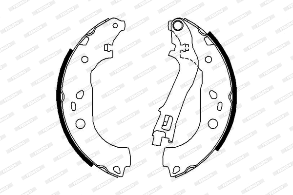 Brake Shoe Set (FSB676)