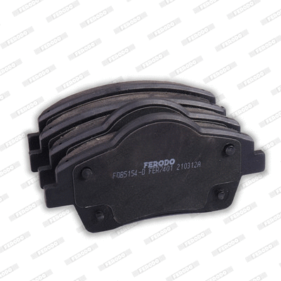 Brake Pad Set, disc brake (FDB5154-D)