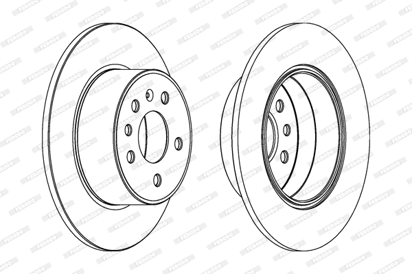 Brake Disc (DDF1083)