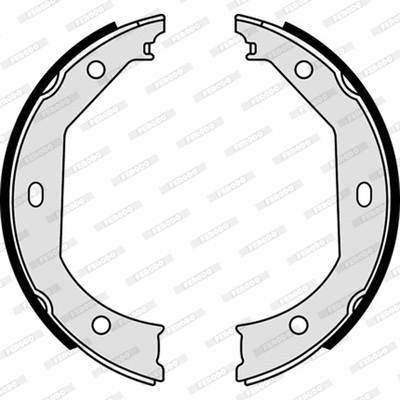 Brake Shoe Set, parking brake (FSB585)
