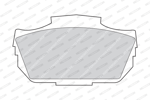 Brake Pad Set, disc brake (FDB827)