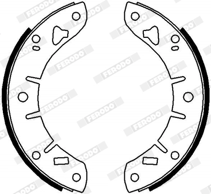 Brake Shoe Set (FSB4324)