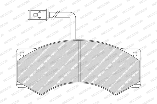 Brake Pad Set, disc brake (FCV952)