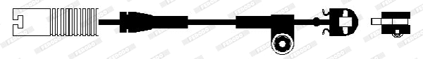 Warning Contact, brake pad wear (FWI263)