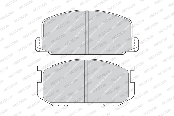 Brake Pad Set, disc brake (FDB226)
