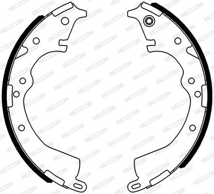 Brake Shoe Set (FSB4322)