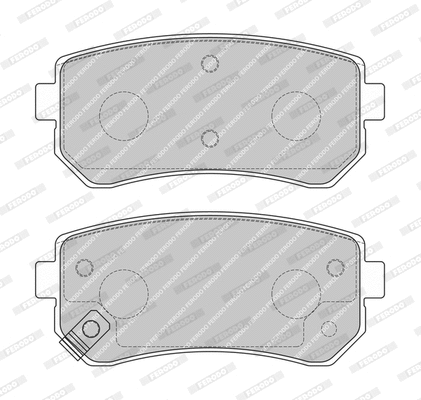 Brake Pad Set, disc brake (FDB4241-D)