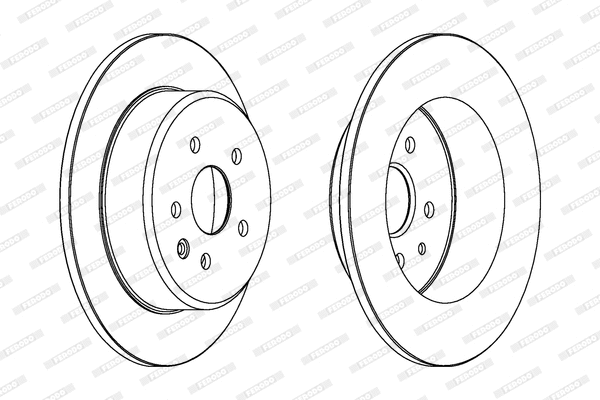 Brake Disc (DDF1499)