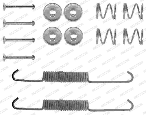Accessory Kit, brake shoes (FBA147)