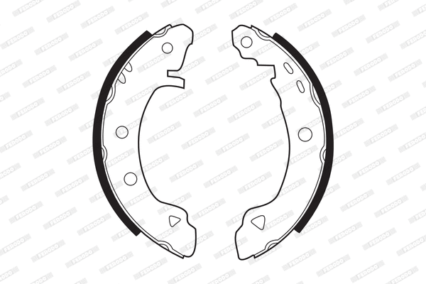 Brake Shoe Set (FSB306)