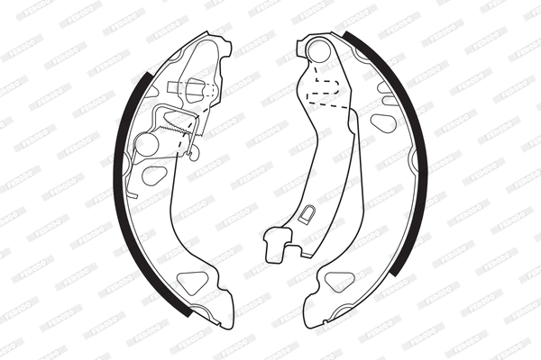 Brake Shoe Set (FSB477)