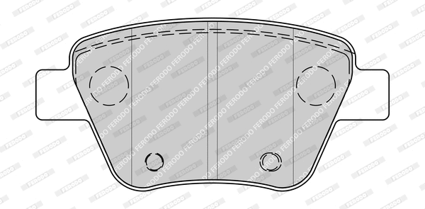 Brake Pad Set, disc brake (FDB4316-D)