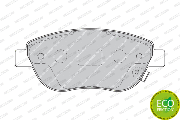 Brake Pad Set, disc brake (FDB1919)