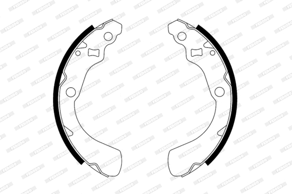 Brake Shoe Set (FSB572)