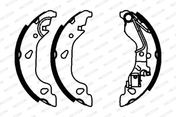 Brake Shoe Set (FSB603)