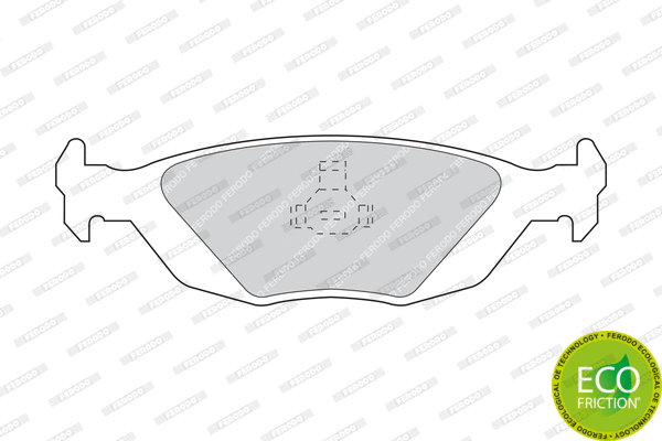 Brake Pad Set, disc brake (FDB506)