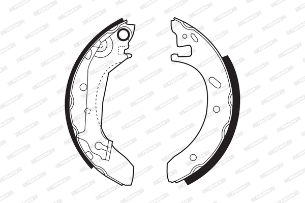 Brake Shoe Set (FSB421)
