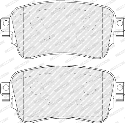 Brake Pad Set, disc brake (FVR5120)