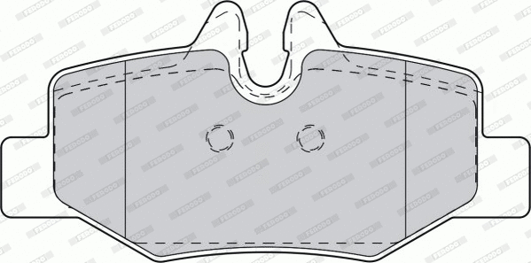 Brake Pad Set, disc brake (FVR1494)
