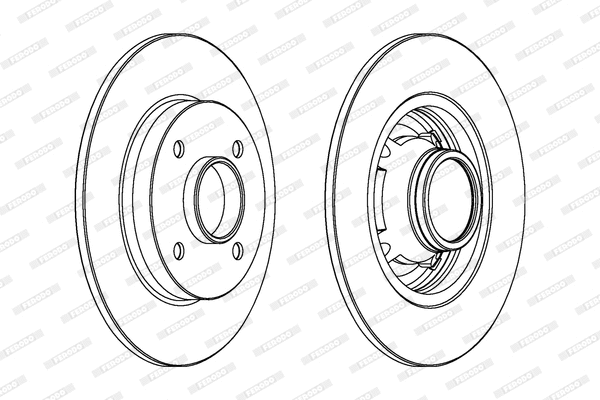 Brake Disc (DDF1564)