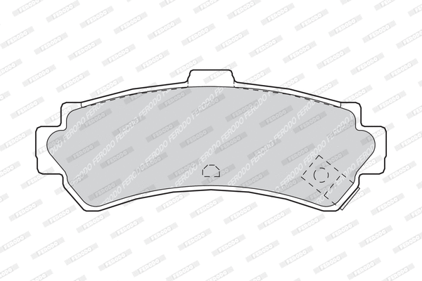 Brake Pad Set, disc brake (FDB1454)