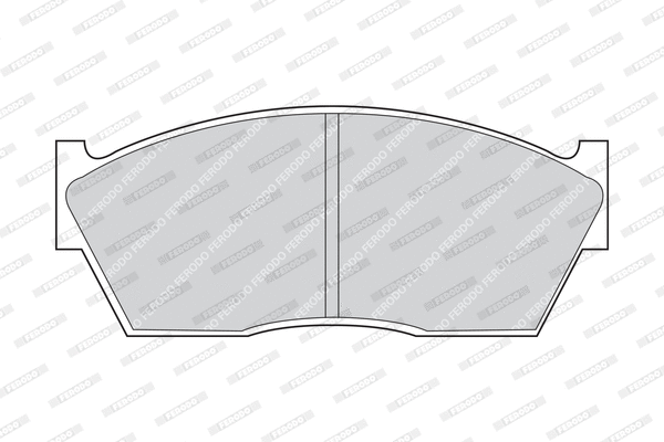 Brake Pad Set, disc brake (FDB285)