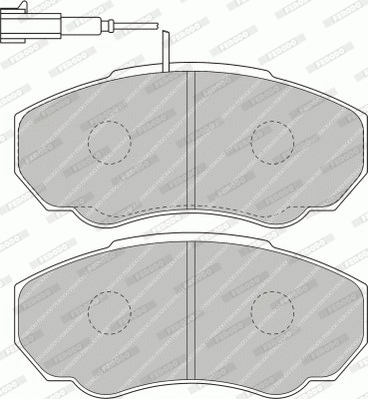 Brake Pad Set, disc brake (FVR1478)