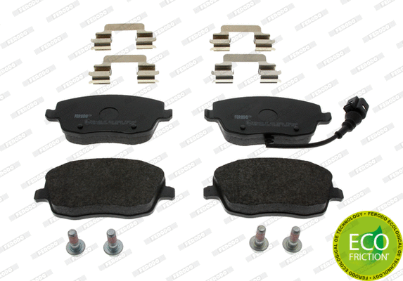 Brake Pad Set, disc brake (FDB1662)