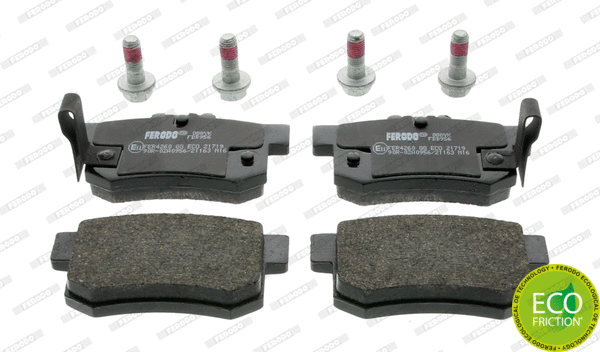 Brake Pad Set, disc brake (FDB956)