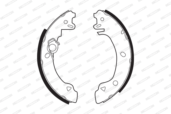 Brake Shoe Set (FSB266)