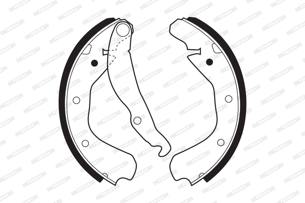 Brake Shoe Set (FSB198)