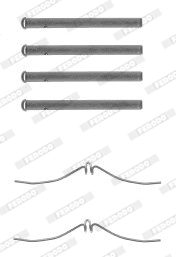 Accessory Kit, disc brake pad (FBA566)