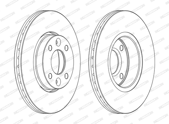 Brake Disc (DDF1201P-D)