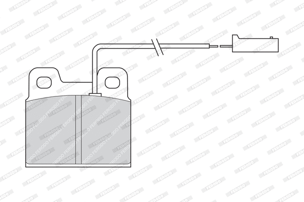 Brake Pad Set, disc brake (FDB728)