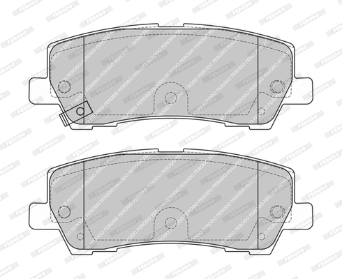 Brake Pad Set, disc brake (FDB4978-D)