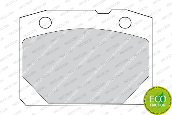 Brake Pad Set, disc brake (FDB96)