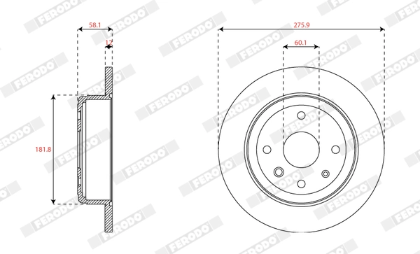 Brake Disc (DDF1944C)