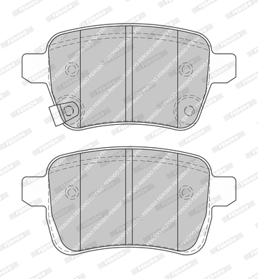 Brake Pad Set, disc brake (FDB4707-D)