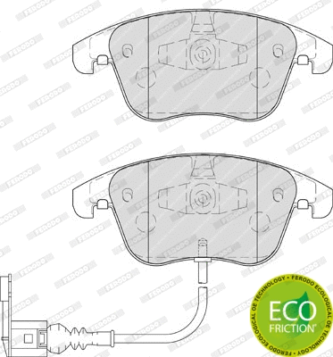 Brake Pad Set, disc brake (FDB4057)