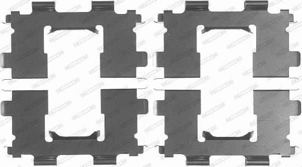 Accessory Kit, disc brake pad (FBA577)